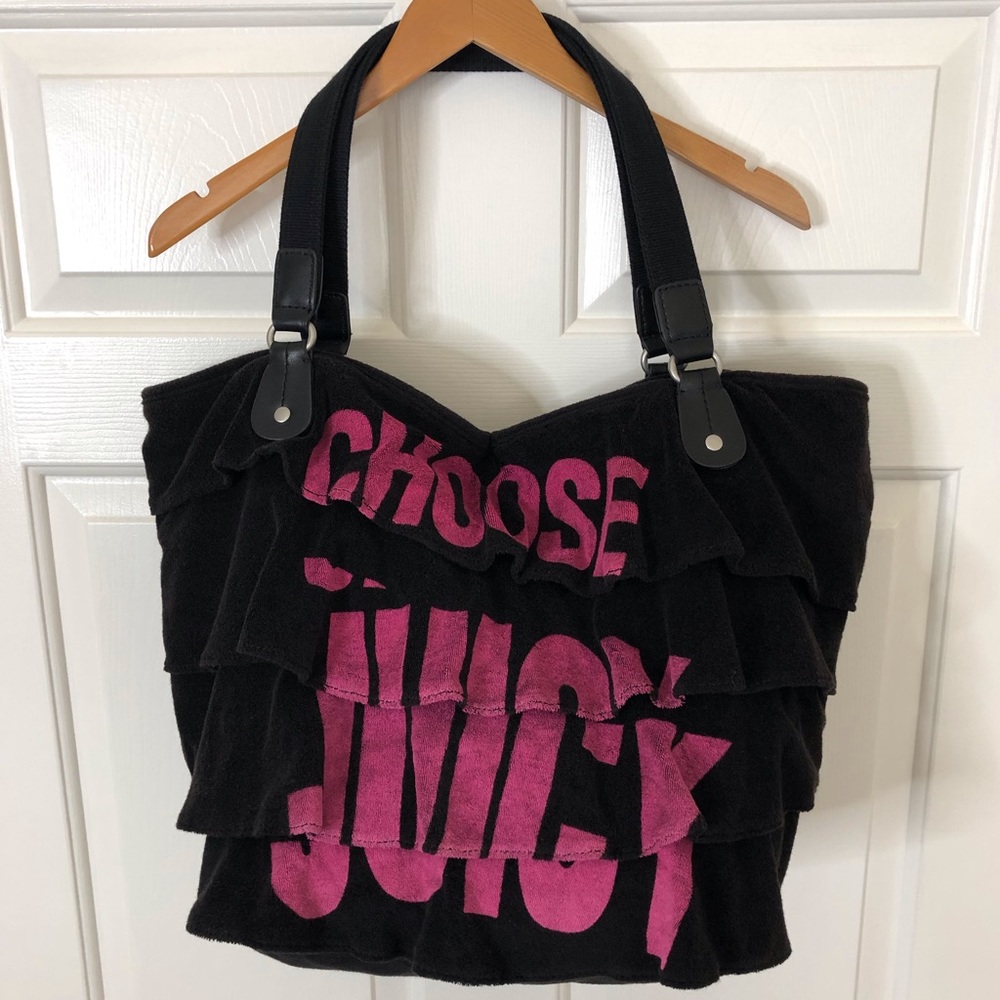 Juicy Couture Terry Ruffle Beach Tote
